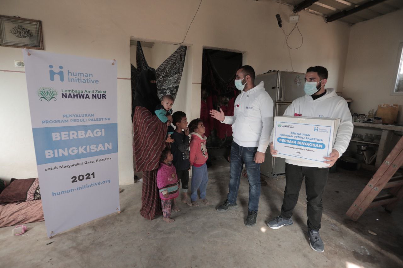 penyaluran banuan palestina lazisnur 