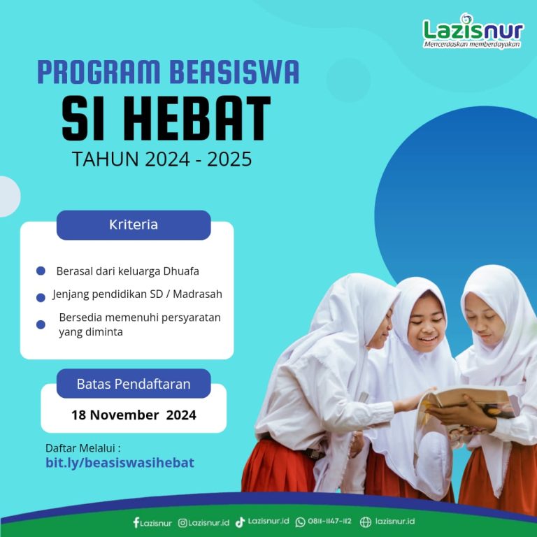 Pendaftaran Beasiswa Si Hebat Tahun 2024 – 2025
