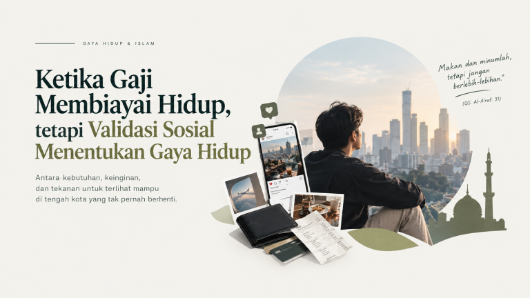 Ketika Gaji Membiayai Hidup, tetapi Validasi Sosial Menentukan Gaya Hidup