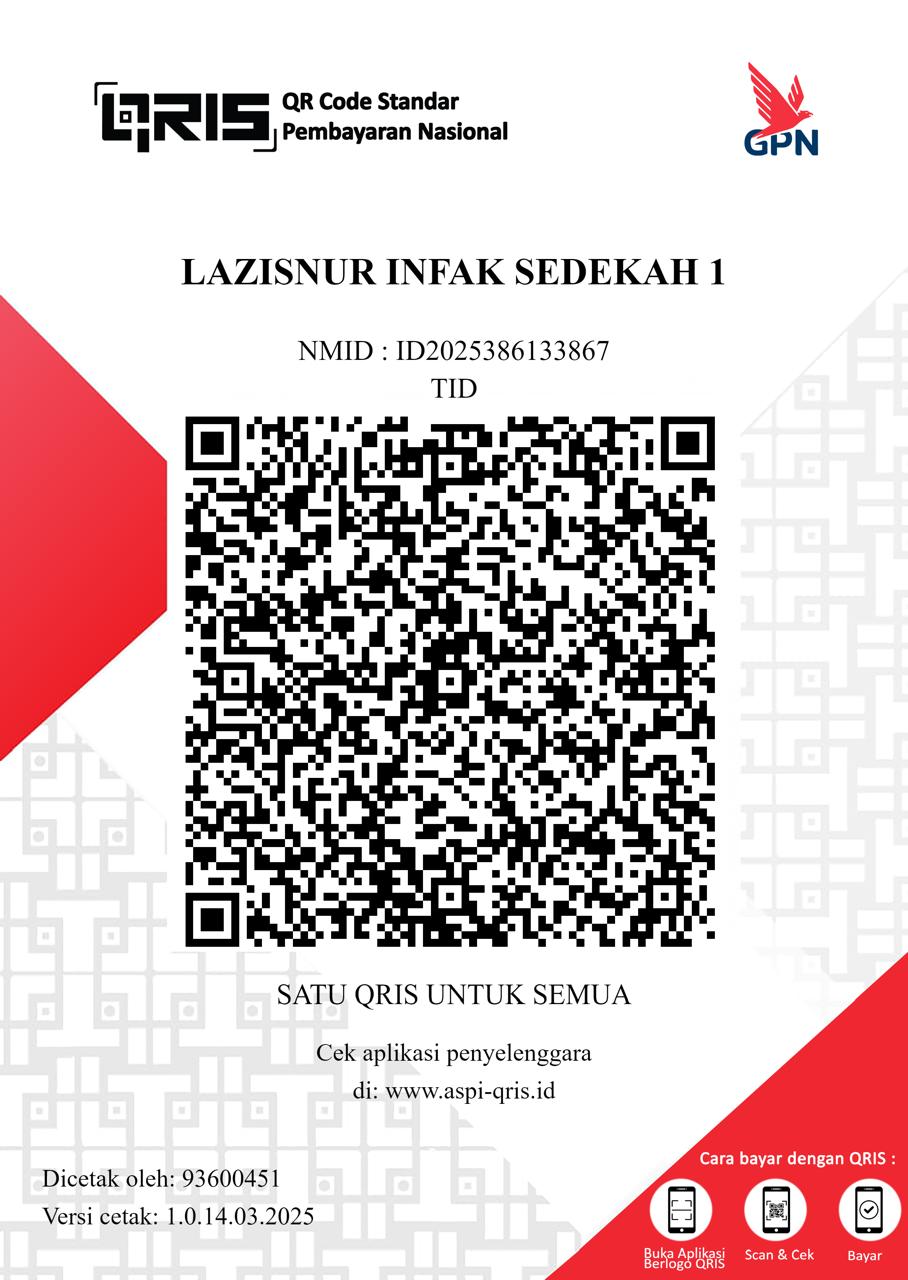 QRIS Infaq Lazisnur Pusat