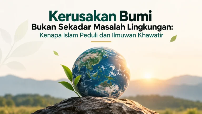 Kerusakan Bumi Bukan Kebetulan — Al-Quran Sudah Menyebut Pelakunya